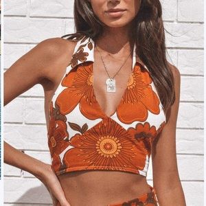 COPY - Her Pony the Label Size 6 halter top. Never worn